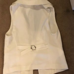 Ivory vest
